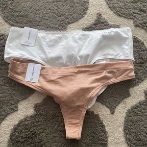 NWT Calvin Klein womens Hipster and Thong Underwear